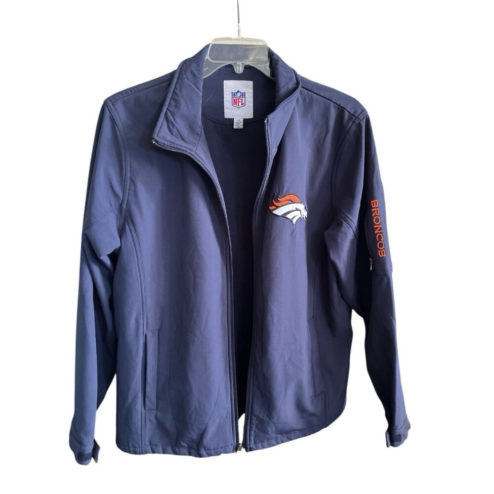 G-III Apparel NFL Denver Broncos Full Zip Jacket Mens 54163 Football Size Large